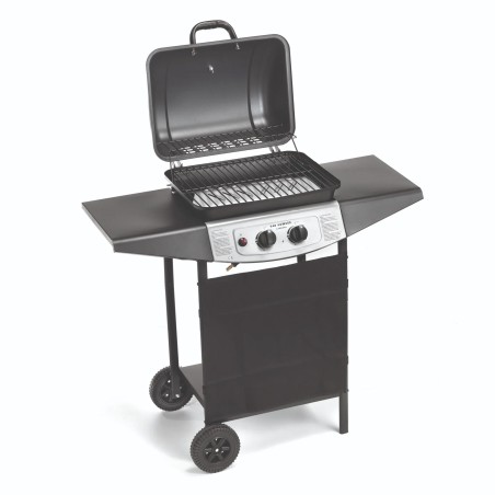 Barbecue gas double c/coperchio