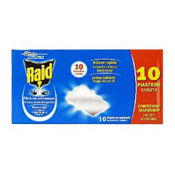 Raid piastrine antizanz. 10pz